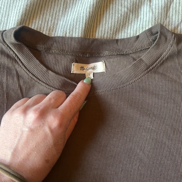 Madewell Ribbed Tee - Picture 2 of 3